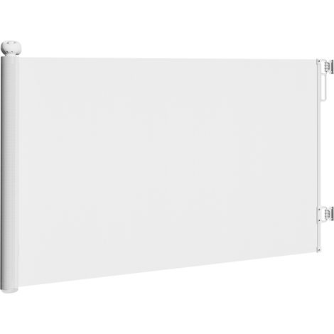 PawHut Cancelletto per Cani Estensibile 0-140x86.5cm Blocco Automatico Bianco