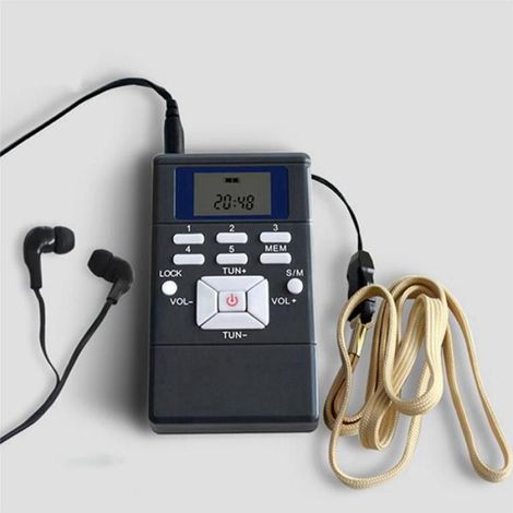 Radio Fm Numérique - Récepteur Portable Avec Affichage LED - Pour Interprétation Simultanée Et Conférences - 2 Pièces (1/5)