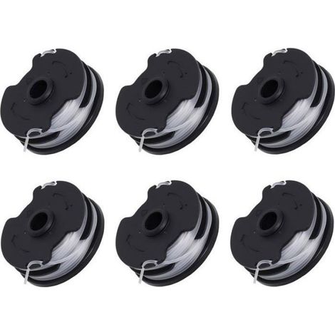 Lot de 6 bobines de rechange pour débroussailleuse sans fil Parkside PRTA 20-Li C3 IAN351753 (1/4)