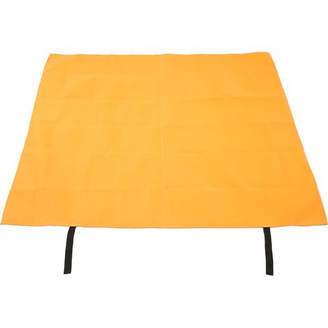 Couverture anti-feu en silicone et fibre de verre, 1,2 m x 1,2 m, orange, pour les conférences sur la sécurité incendie. (1/5)