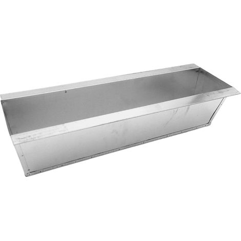 Europaletten Pflanzkasten verzinkt oder Kunststoff schwarz Balkon Blumenkasten - Metall verzinkt (1/4)