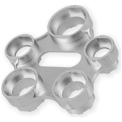 Clé Aérateur pour Robinet, Clé de service en alliage de zinc, Clé réglage pour aérateur robinet, Faucet Aerator Removal Tool Kit M18 M20 M22 M24 M28, Pour démonter et remplacer les robinets (1/5)