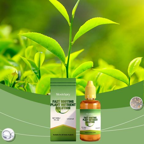 Rooting plant nutrient solution to nourish plant roots, replenish nutrients, and promote root growth -- 30ML (1/5)