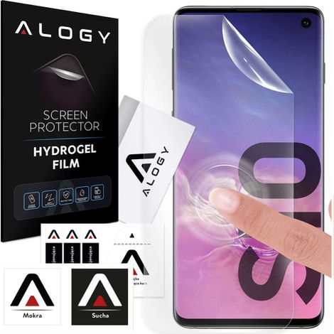 Pellicola in idrogel per la protezione dello schermo del Samsung Galaxy S10, pellicola in idrogel Alogy (1/5)