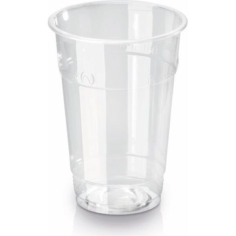Verre jetable en PLA 400 ml - 50 pièces - Ecobioshopping (1/2)