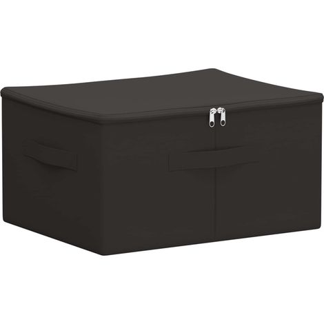 vidaXL  Storage Box  Anthracite 43 x 34 x 23 cm Non-woven fabric
