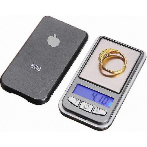Balance de poche numérique portable LCD pour bijoux et médicaments, 0,01 g à 200 g - DF (1/5)