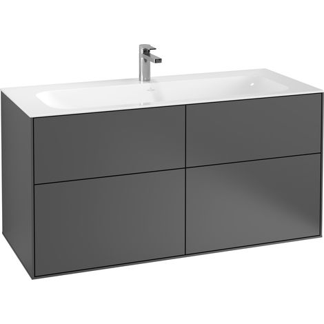 Villeroy & Boch Finion meuble sous lavabo, 4 tiroirs, avec