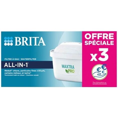 3er-Pack Maxtra Pro Filterkartuschen für Wasserfilterkannen - Brita - 1051530