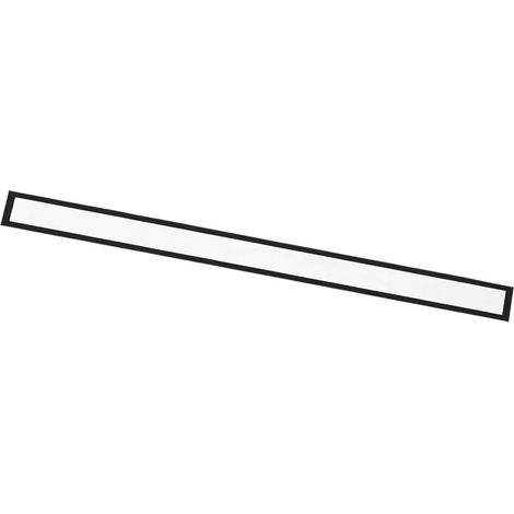 Plafoniera incasso lineare nera 120cm LED 24W 4000K (1/2)