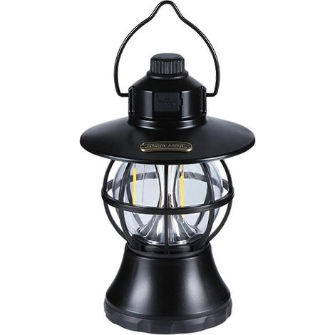 Andowl - Lampada Da Campeggio Multifunzionale Led Portatile Lanterna Retrò Per Escursionismo Q-ly32 - (1/5)