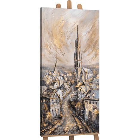 Gemälde Antike Kathedrale auf Keilrahmen 115x50 cm (1/5)
