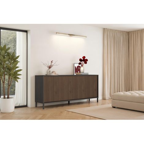 Buffet/bahut moderne 4 portes lave/mercure Cristina (1/5)