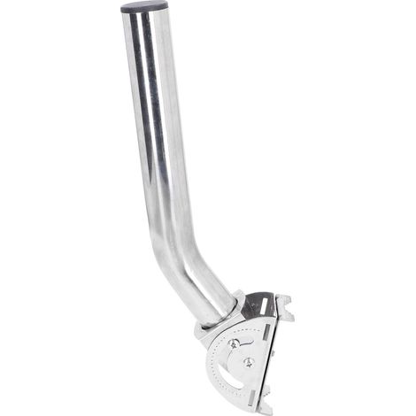 Support mural d'antenne en acier inoxydable, tube en J de 28 cm (11 pouces), pour routeur, répéteur Wi-Fi et TV. (1/5)