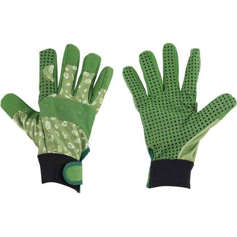 Gants de protection jardin avec grip Taille M (1/5)