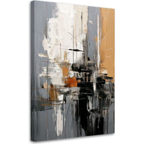 Wandbild modern Abstraktion Modern Dreifarbig 60x90 cm (1/5)