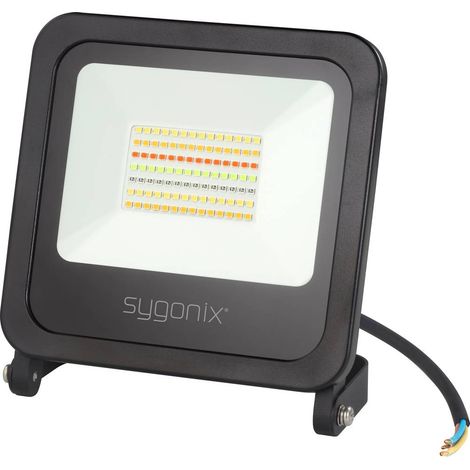 Sygonix SY-4782322 Faretto a LED per esterni ERP: F (A - G) 45 W Colore luce: Bianco neutro, Bianco caldo, RGB (1/5)