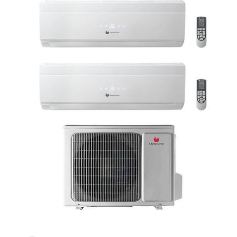 Hermann Saunier Duval Climatiseur Dual Split Vivair Uni Comfort 9+9 BTU avec 19-050 MC2NO R-32 Classe A++