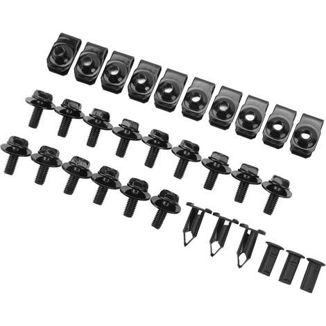 Kit de 28 clips de fixation métalliques pour garde-boue moteur Infiniti G35, FX35 et 370Z (1/5)