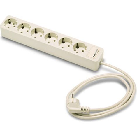 BASE MULTIPLE 6 PRISES TT AVEC INTERRUPTEUR