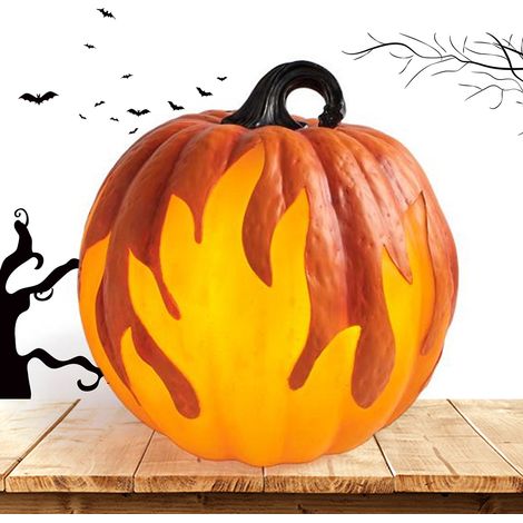 Batteriebetriebene Halloween-Kürbislaterne, beleuchtete Jack O'Lantern, Partygeschenk für die Halloween-Dekoration (1/5)
