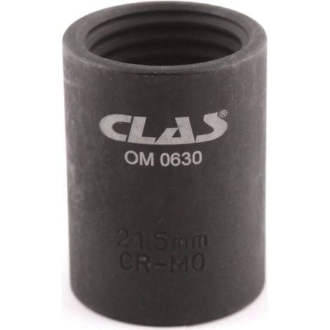 Douille filetage inversé 21.5mm L.38mm 1/2" Cr-Mo - SA 0634 - CLAS Equipements