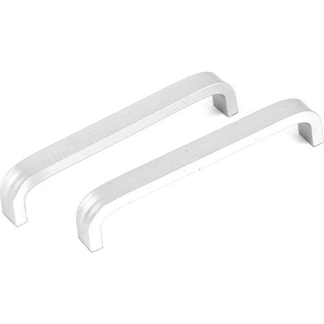 Schrank Türbeschläge & -schlösser Schublade Tür 10cm Länge Legierung Ziehgriff Silber Ton 2