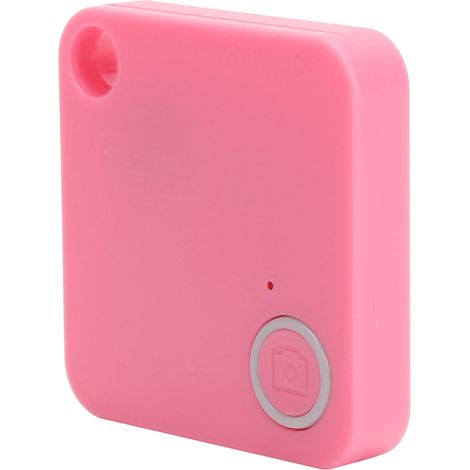 Bluetooth-Tracker zur Verlustsicherung für Schlüssel, Objektortung, Diebstahlalarm für Kinder, Haustiere und Geldbörsen (rosa) (1/5)