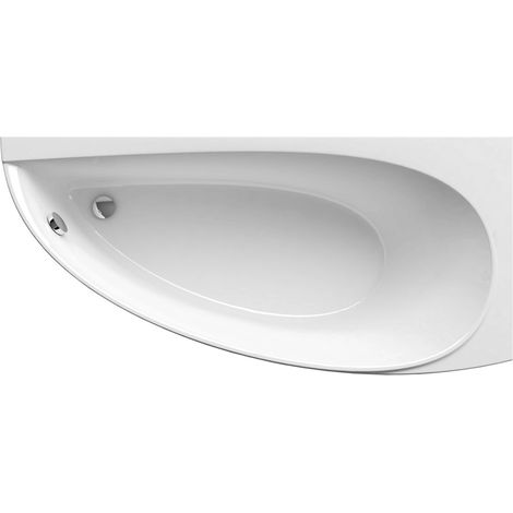 Ravak Avocado Vasca angolare salvaspazio, destra 160 x 75 cm in acrilico, bianco (CH01000000)