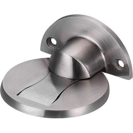 Butée de Porte Magnétique en Acier Inoxydable 304, Support de Porte de Bureau de Restaurant d'hôtel à la Maison Door Stop-Argent Brossé (1/4)