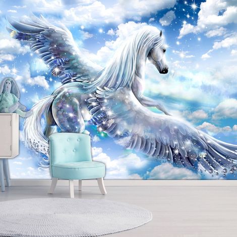 Papier peint adhésif Pégase - 392 x 280 cm (1/4)
