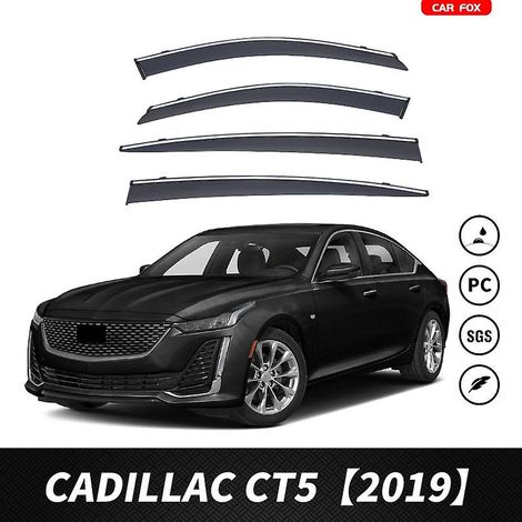 Déflecteurs de pluie et pare-vent pour vitres de voiture Cadillac CT5 2019, 4 pièces ( ) (1/5)