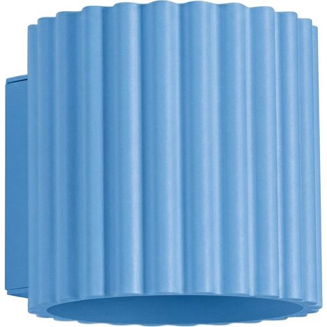 Apliques AURA azul claro aluminio 1xG9 10cm Sollux (1/2)