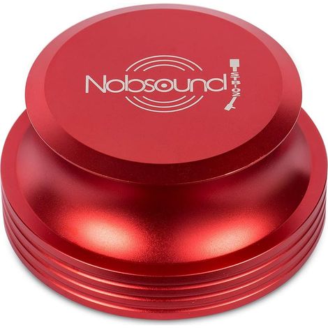 LP Stabilisateur de disque en vinyle pour platine vinyle Noir mat Poids du disque acoustique Noir (rouge) (1/5)