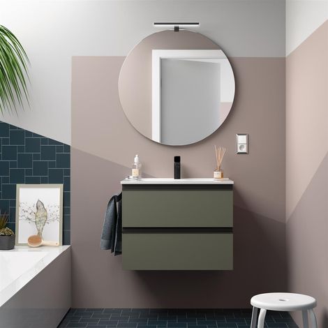 Armoire murale SPIRIT 600 2 tiroirs métalliques GREEN FOREST 598 x 540 x 450 mm (1/5)