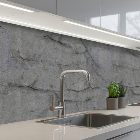 Kitchen Splashback Old - Concrete - Wall 150x60 cm