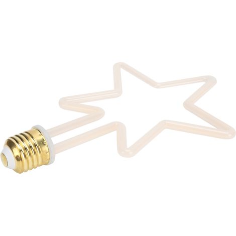 Ampoule décorative LED E27/2700K 8W en forme d'étoile à 5 branches pour éclairage intérieur festif 220-240V (1/5)