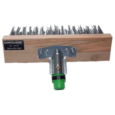 Balai poils métal - Largeur 20 cm - DIMOS - 444612