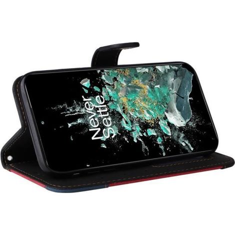Coque - OPPO Reno 8 5G - Antichoc Portefeuille - Fermeture Magnétique - Emplacements Cartes - Noir - 1 Pièce (1/4)