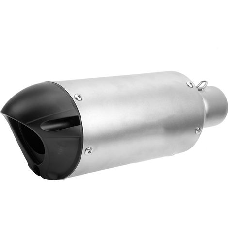 Tube d'échappement universel en acier inoxydable style SC 1.5-2 pouces pour moto, modification titane (1/5)