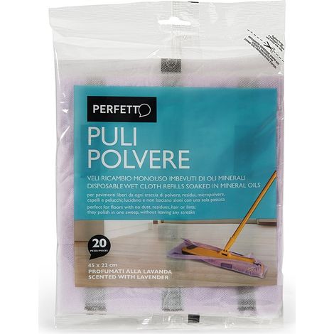 Ricambio 20 Retine Pulipolvere Lavanda PERFETTO (1/3)