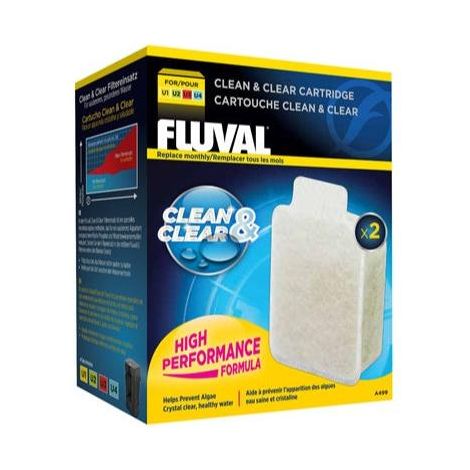 Fluval U Cartucho Clean & Clear - Pack de 2