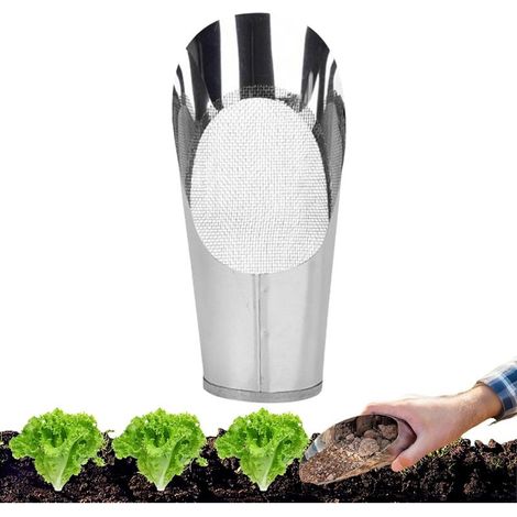 Pelle de jardin manuelle en acier inoxydable légère – Transplantoir ergonomique en forme de seau pour potager et jardinage domestique (1/5)