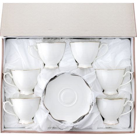 Tasses en porcelaine Florina Liric 220 ml 6/12