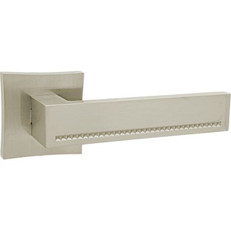 DOMINO Poignée de porte DELUX-QR M9 Nickel Poignée Sans rosace Nickel (1/5)