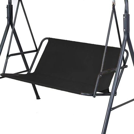 Funda para mecedora, 138 x 50 x 50 cm, Tejido Oxford 600D, Impermeable y resistente al sol, jardín o columpio de jardín, Color gris (1/5)