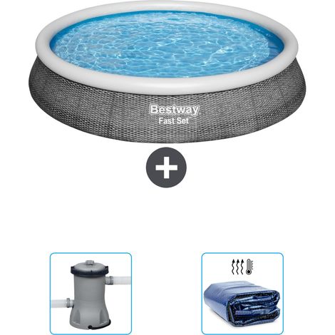Bestway Piscina Bestway Fast Set Rotonda - 396x84 cm - 5-pezzi  S22280 (1/5)