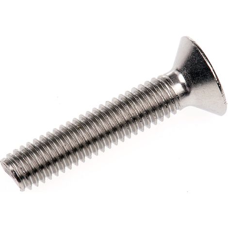 Vis à six pans creux, M6 x 30mm, tête Vis fraisée à tête creuse hexagonale, en Acier Inoxydable ( Prix pour Boîte de 50 ) (1/2)
