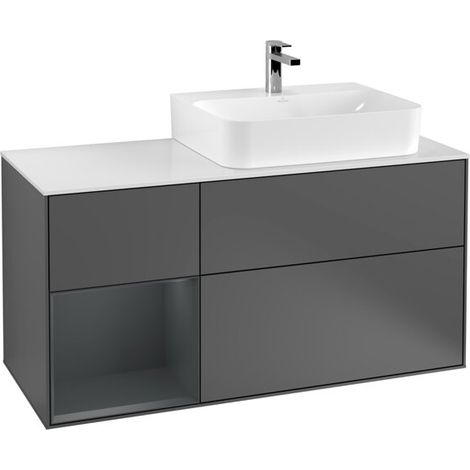 Villeroy & Boch G141HGGK Armoire sous lavabo Finion G14 (1/2)