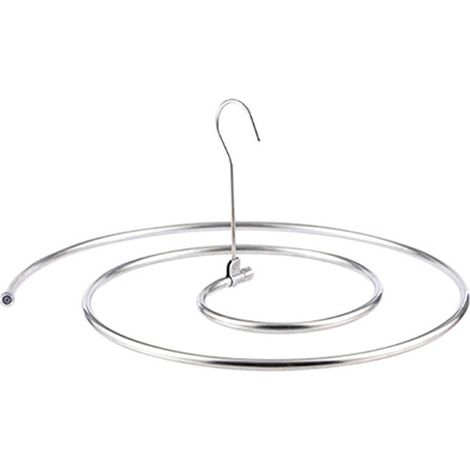 Bettlakenständer, platzsparend, multifunktionaler Spiral-Trockenständer, aus Edelstahl 304, Trockenbügel